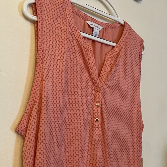 Liz Claiborne Pink Women's Blouse Size Extra Large - Picture 2 of 6